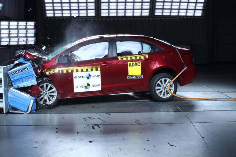 Toyota Corolla vendido no México foi auditado pelo Latin NCAP