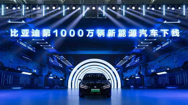 BYD já produziu mais de 10 milhões de carros eletrificados