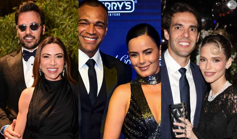 Patricia Abravanel e Fábio Faria, Denilson e Luciele Camargo, Kaká e Carol Dias: alguns dos casais no leilão de Ronaldo Fenômeno.