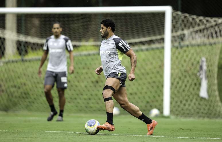 Hulk participou dos treinamentos na Cidade do Galo na última quinta-feira (21/11)