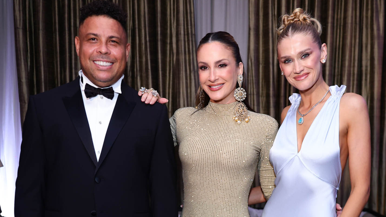 Ronaldo, Claudia Leitte e Celina Locks 