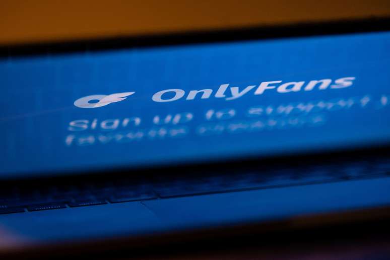 Logo do OnlyFans em foto de ilustração