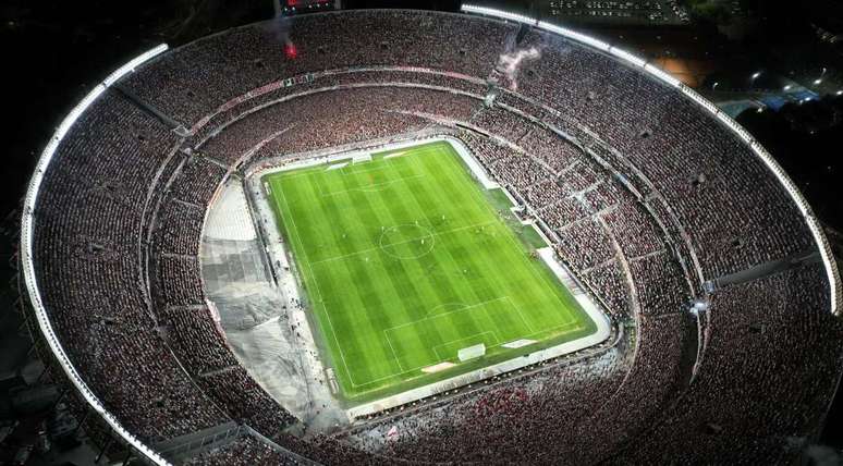 Estádio Monumental, palco da final da Libertadores. 