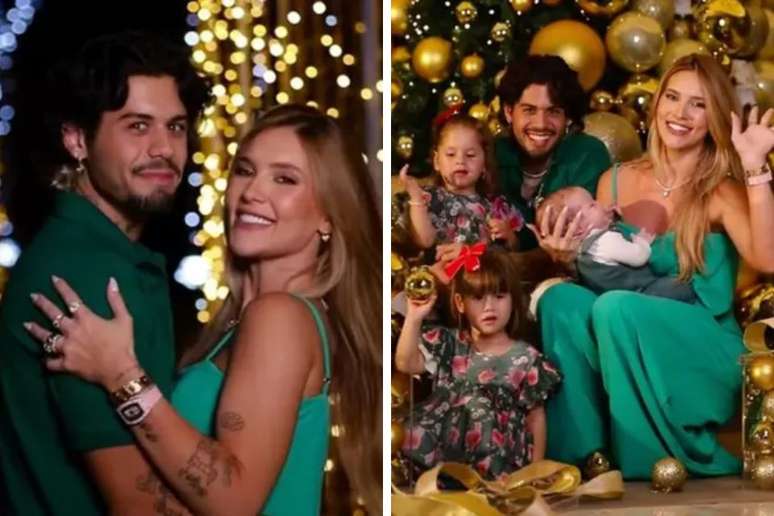 Virginia e Zé Felipe investiram em decoração de Natal suntuosa em mansão em Goiânia