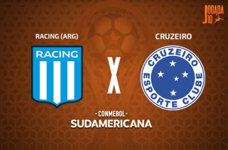 Foo: Arte Jogada10 - Legenda: Racing e Cruzeiro decidem, neste sábado, 23/11, a Copa Sul-Americana