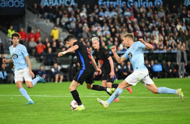 Octavio Passos/Getty Images - Legenda: Celta foi buscar o resultado dentro de casa contra o Barcelona