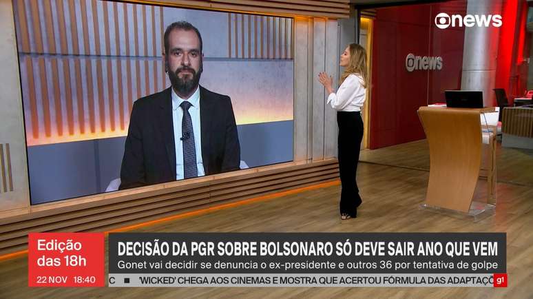 Reynaldo Turollo em interação com Natuza Nery no 'Edição das 18h' da GloboNews