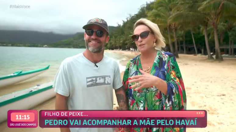 Filho mais novo de Ana Maria Braga surpreende e aparece no programa da mãe