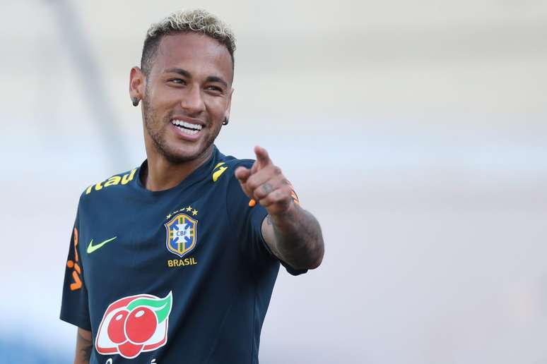 Neymar, jogador do Al-Hilal e da Seleção Brasileira. 