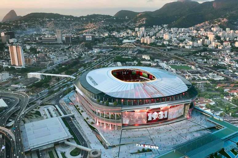 Flamengo divulga imagens do projeto do estádio –