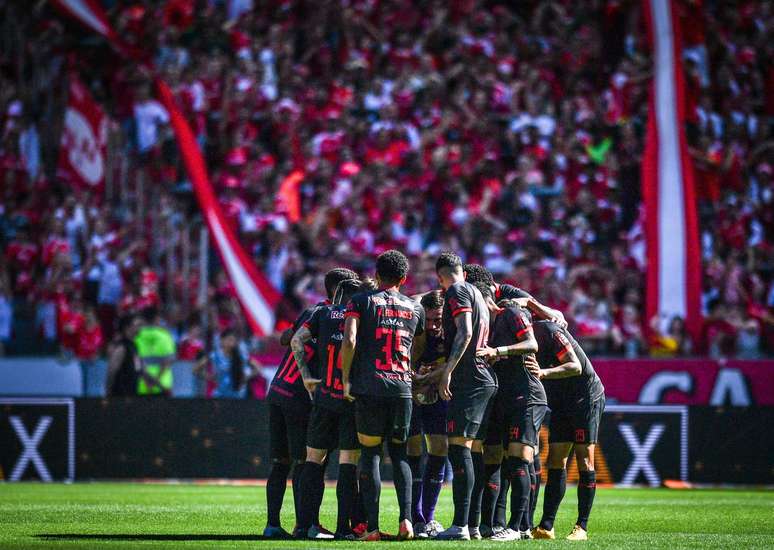 Jogadores do Red Bull Bragantino. 