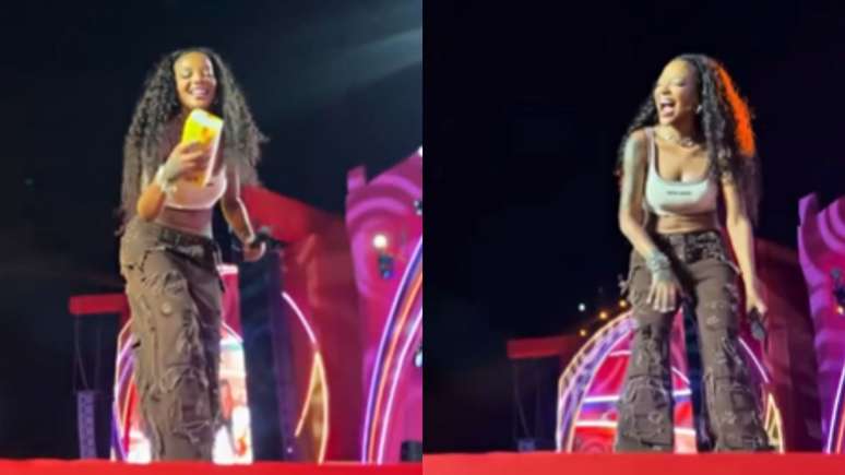 Fãs surpreendem Ludmilla com presente inusitado: ‘Para o baby Brumila’