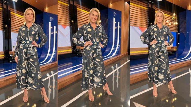 Ana Hickmann no "Hoje em Dia" Reprodução/Divulgação