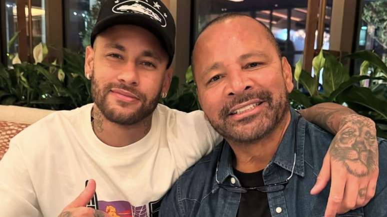 Neymar e o pai