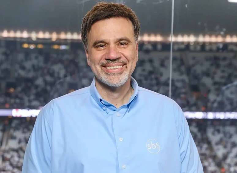 Mauro Beting, comentarista do SBT. 