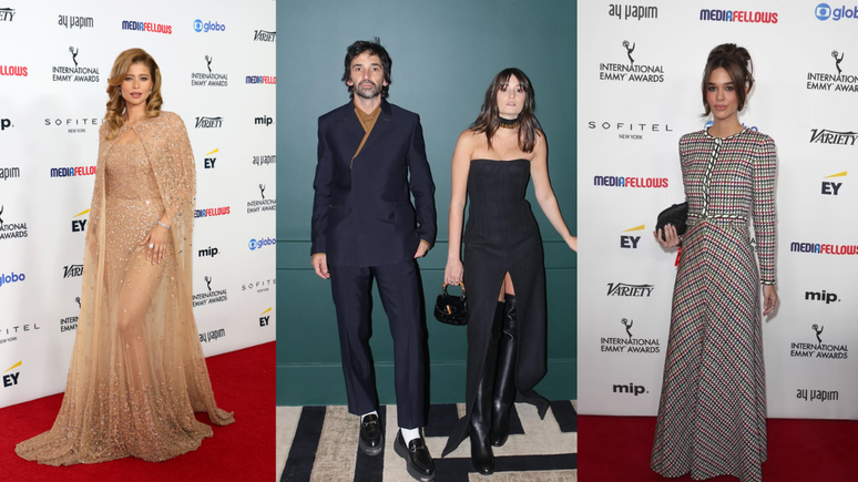 Isadora Cruz, Julio Andrade e Elen Clarice e Theresa Fonseca Reprodução/Getty Images, Luz C Ribeiro e Instagram