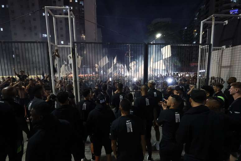 Festa da torcida do Botafogo. 