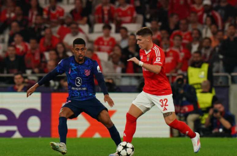 Gualter Fatia/Getty Images - Legenda: Meia-atacante Benjamín Rollheiser, do Benfica