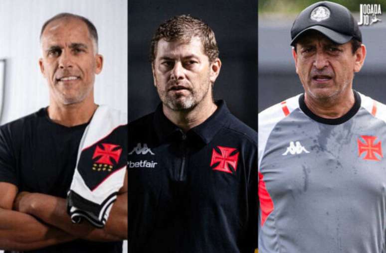 Fotos :Leandro Amorim/Vasco - Legenda: Técnicos do Vasco em 2024