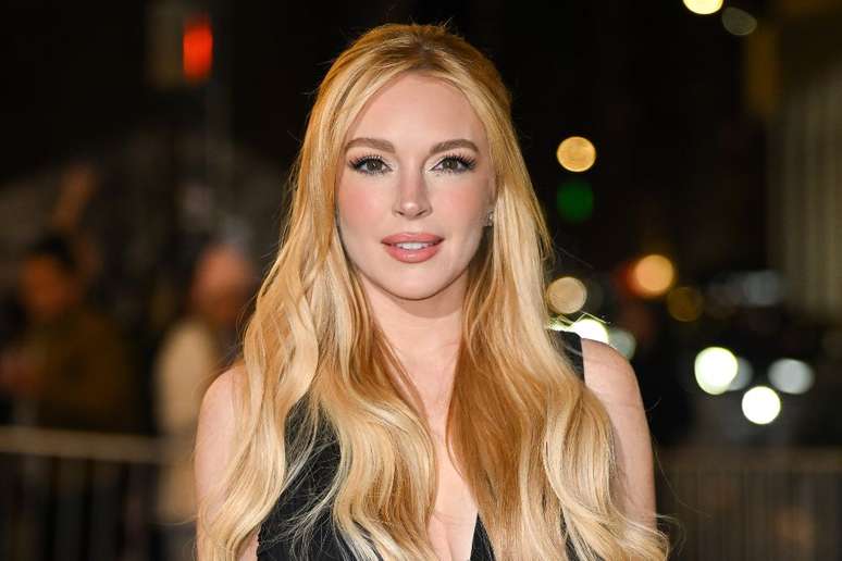 Lindsay Lohan em estreia do filme "Our Little Secret" em Nova York no dia 18 de novembro de 2024