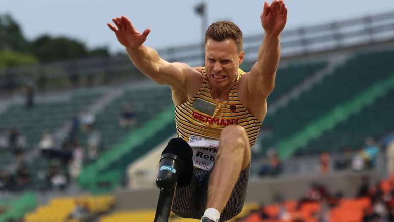 Rehm detém o atual recorde mundial atual de salto em distância, com 8,72 m