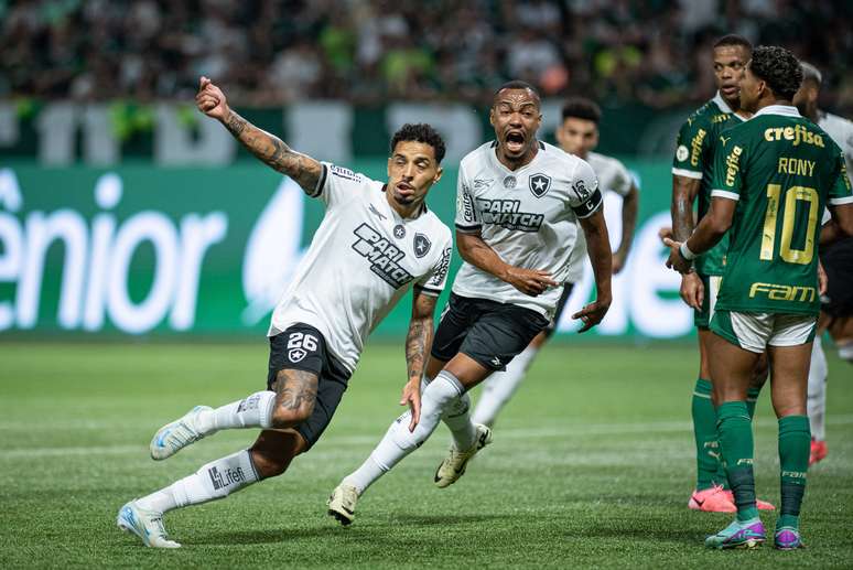 Botafogo vence o Palmeiras em 'final antecipada' do Brasileirão