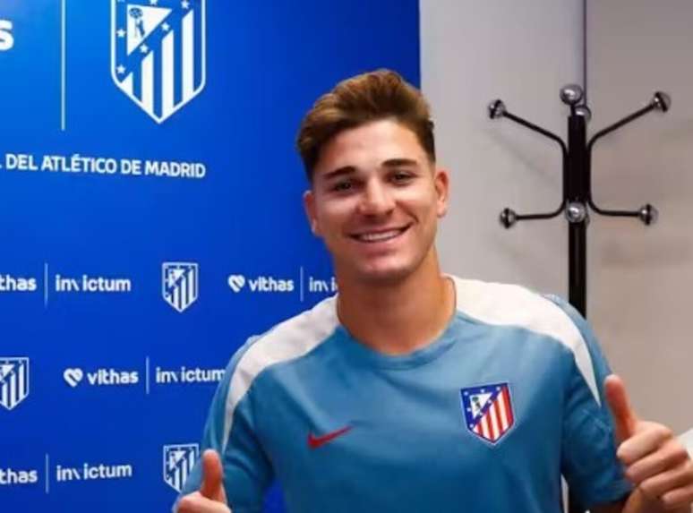 Julián Álvarez se tornou reforço do Atlético de Madrid em agosto de 2024 –