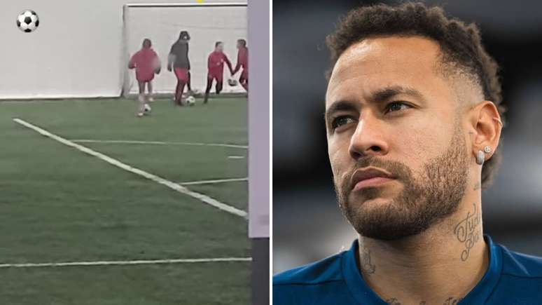 Suposta filha de Neymar Jr. tem aulas de futebol