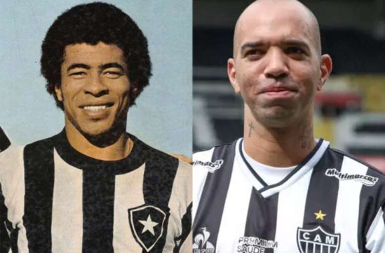 Fotos: Domínio público e Pedro Souza / Atlético - Legenda: Tardelli e Jairzinho vão entrar com a taça na final da Libertadores no sábado (30)