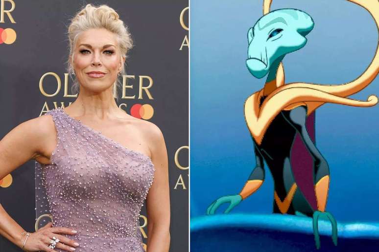 Hannah Waddingham attends The Olivier Awards 2024 at The Royal Albert Hall on April 14, 2024 in London, England ; Grand Councilwoman in 'Lilo and Stitch' (2002).