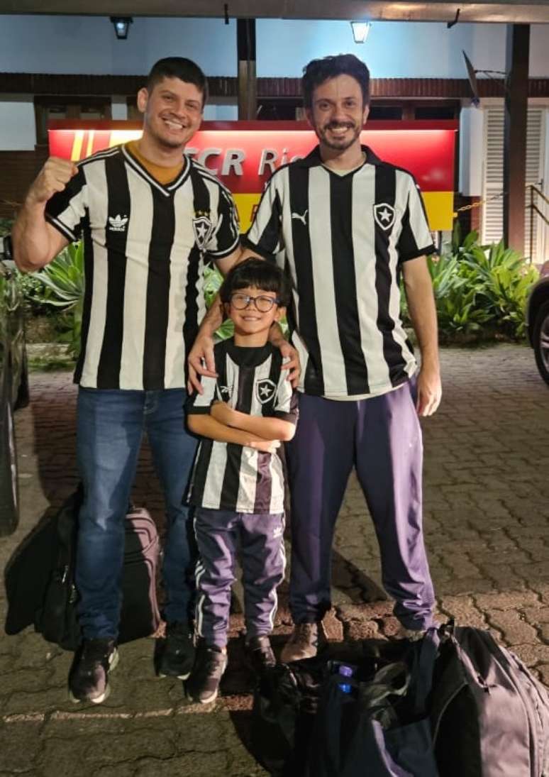 Bruno, Pietro y Caio, la familia Botafogo va camino a la gloria eterna.