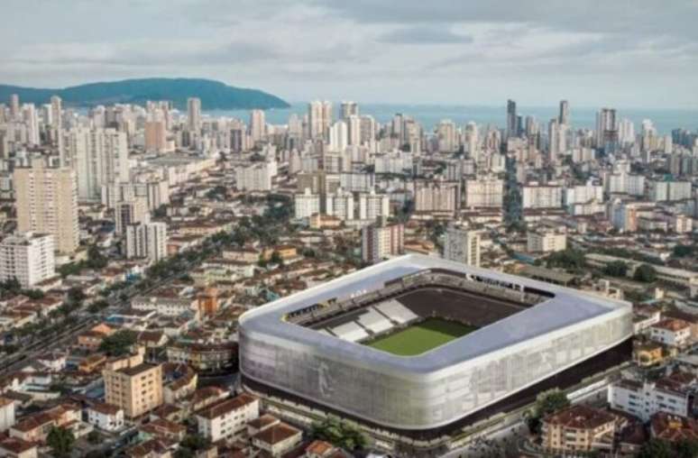 Divulgação - Legenda: Expectativa do Santos é que as obras comecem no segundo semestre de 2025