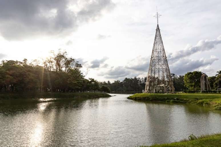 Passeio no interior da árvore do Ibirapuera funcionará até 5 de janeiro, das 19h30 às 22h.