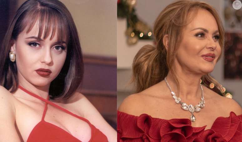 Confira algumas produções de Natal de Gaby Spanic, a eterna Paola de 'A Usurpadora'.