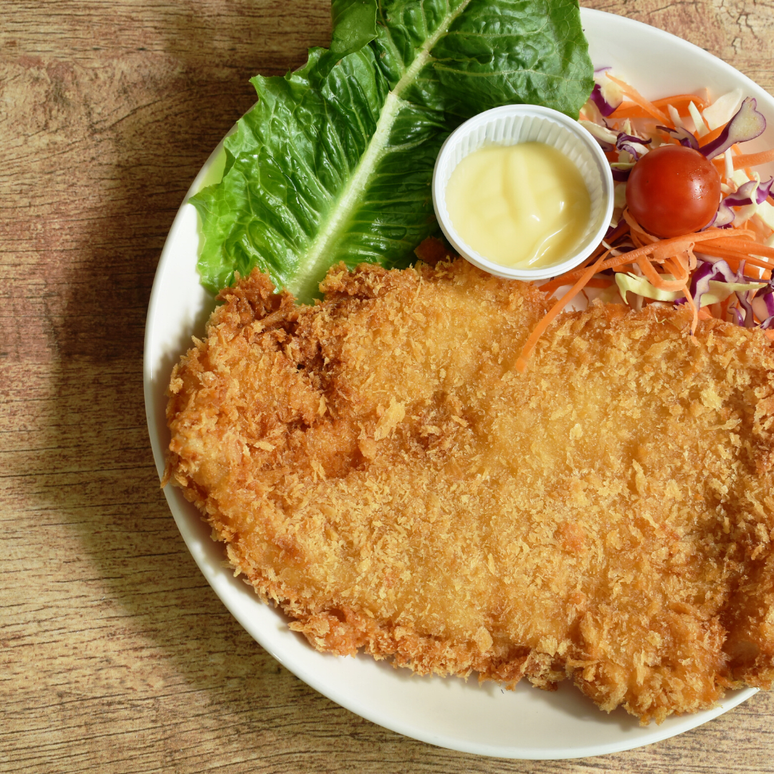 BIFE À MILANESA DE FORNO