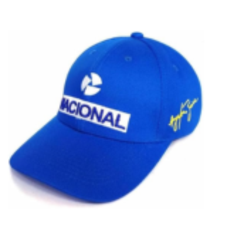 Boné Ayrton Senna NACIONAL F1 LINHA PREMIUM