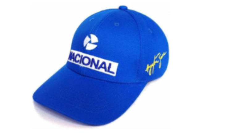 Boné Ayrton Senna NACIONAL F1 LINHA PREMIUM