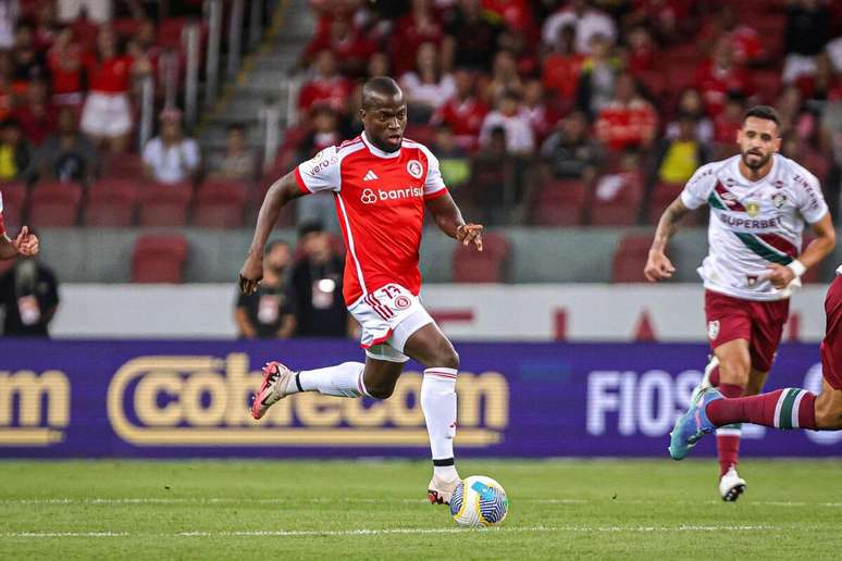 Enner Valencia (Internacional) durante jogo contra o Fluminense, no dia 08.11.2024 