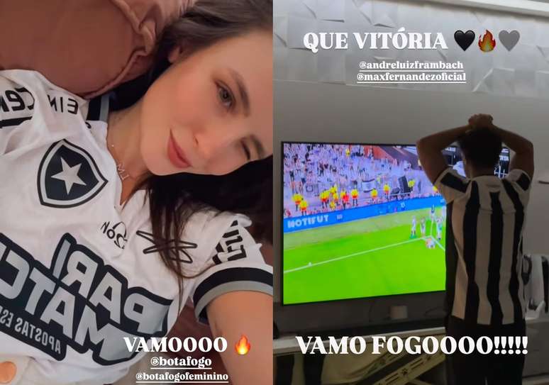 Larissa comemorou a vitória nas redes sociais