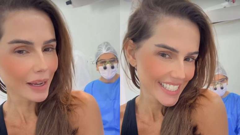 Deborah Secco mostra preparativos para cirurgia; atriz fará transplante de sobrancelhas