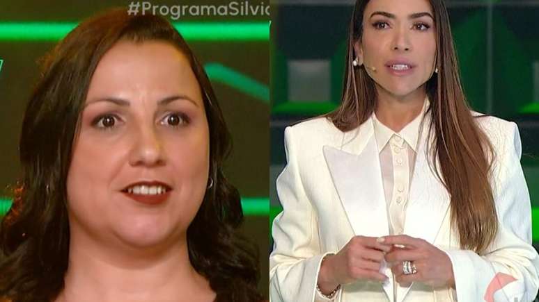 Camila e Patrícia Abravanel no Show do Milhão