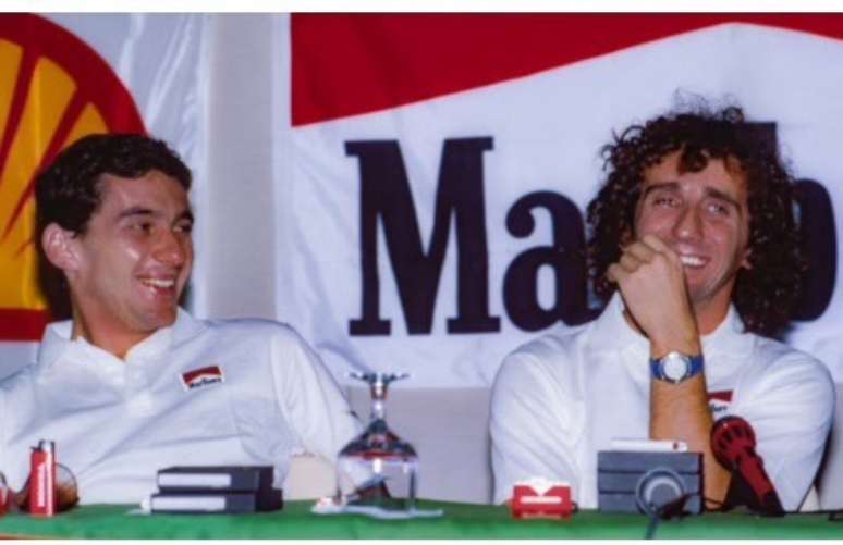 Alain Prost e Ayrton Senna