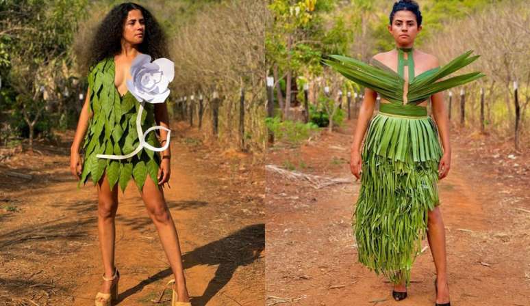 Alessandra Araújo, a blogueira raiz, usa elementos da natureza para criar vestidos de festa