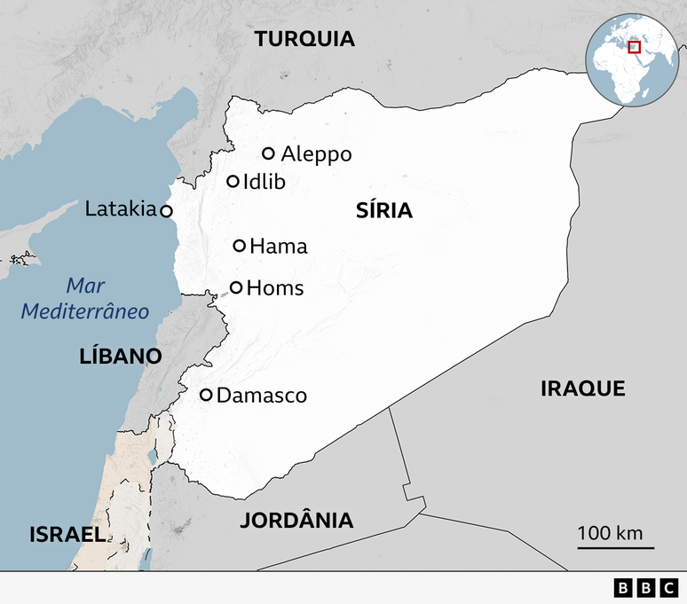 Mapa da S&iacute;ria
