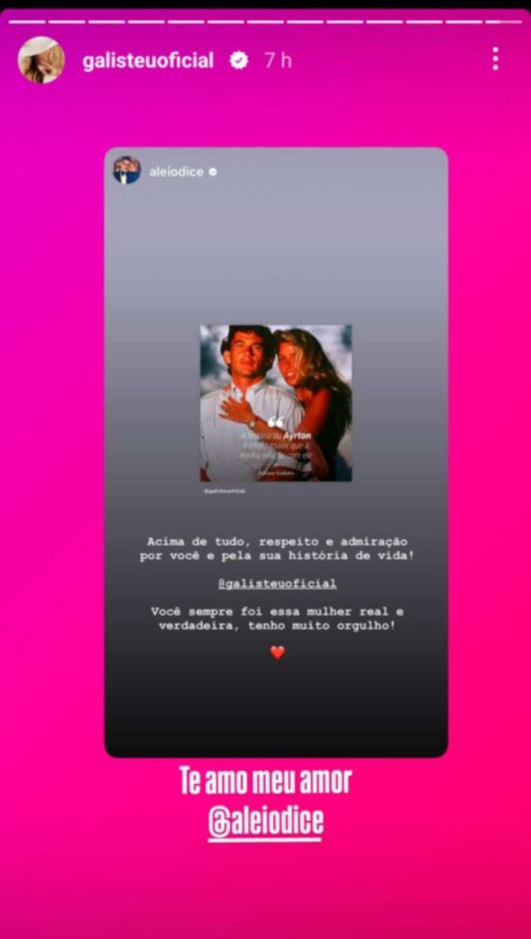 Story de Adriane Galisteu - Reprodu&ccedil;&atilde;o/Instagram