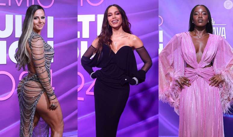 Prêmio Multishow 2024: veja fotos dos looks dos famosos no tapete vermelho.