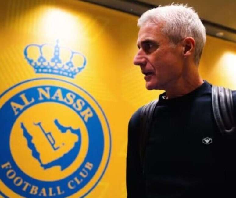 Técnico português Luis Castro deixou o Al-Nassr – Divulgação/Al-Nassr