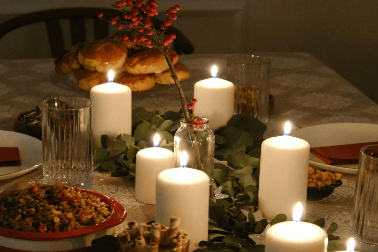 A decoração da mesa deve receber uma atenção especial 