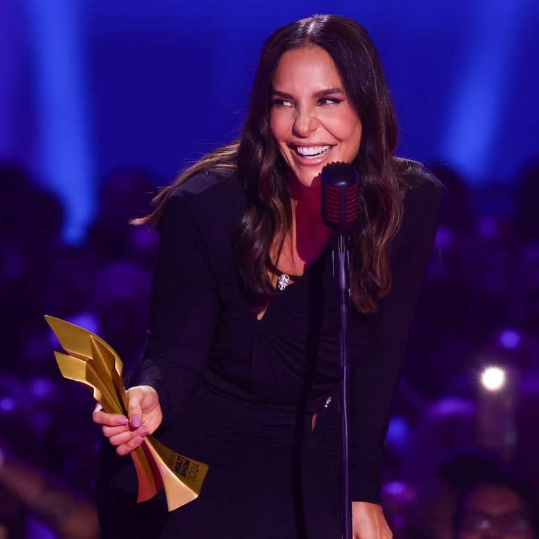 Ivete Sangalo, singer, on stage at the Multishow Awards Ivete Sangalo, singer, on stage at the Multishow Awards