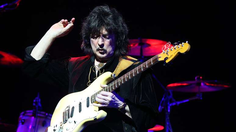 Ritchie Blackmore, guitarrista com passagens pelo Deep Purple e Rainbow, em 2018 